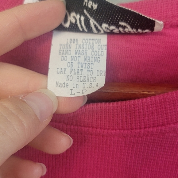 Vintage Old Dell Designs Tropical Beachy Boxy Cut Cotton Womens Top Size Large P - Picture 10 of 11